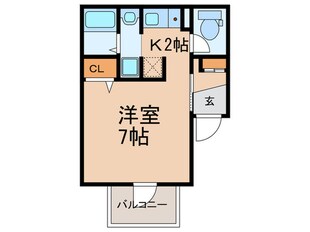 レジア三津屋南の物件間取画像